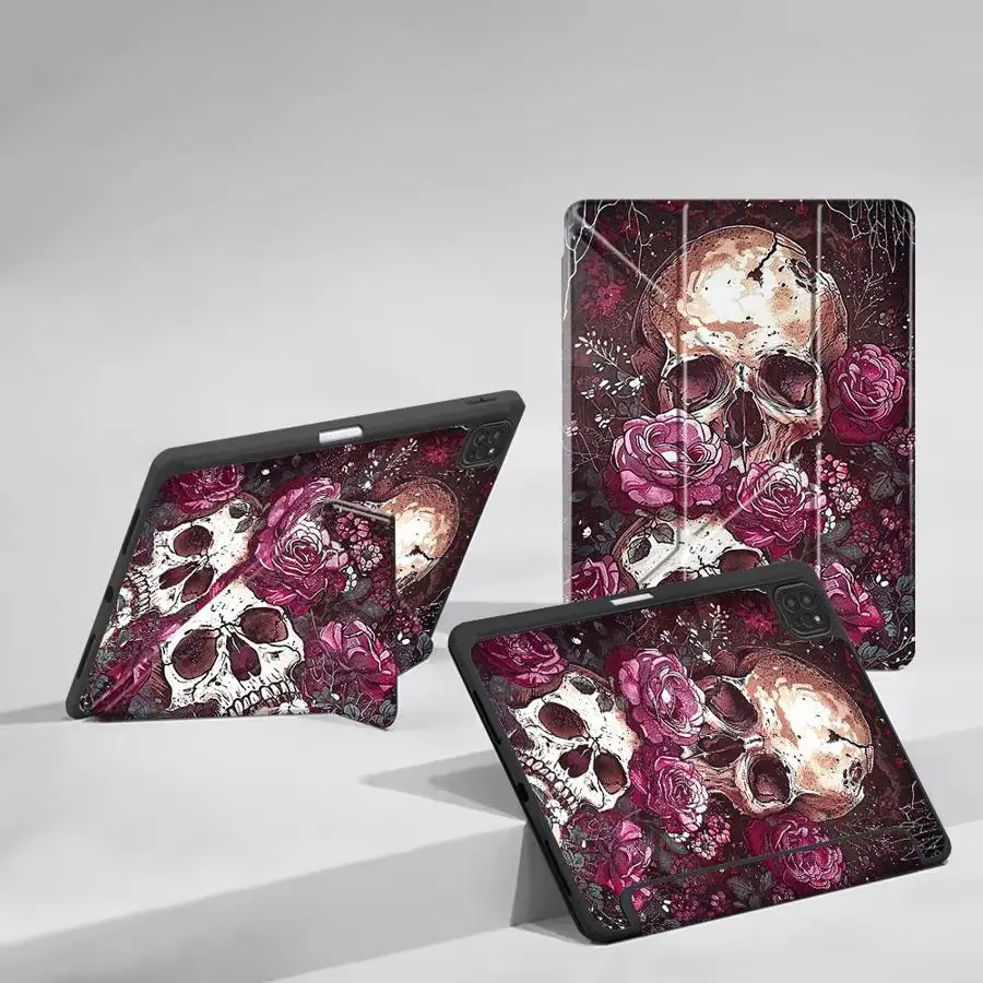 Skull Head Cool Tablet Case For iPad Pro 11th 10th 9th 8th 7th 12.9inch Mini 6 7 Pro 2025 Air 4 5 M3 M2 1 2 M4 11inch Holder
