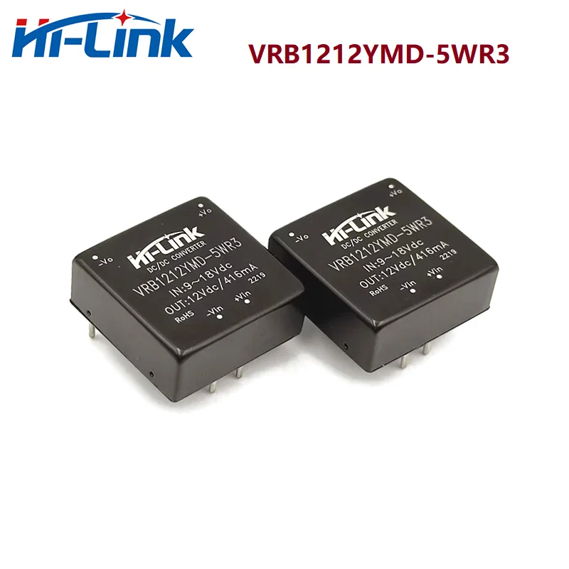 スマート家電電源モジュール,高効率,5w,12v,DC-DC, VRB1212YMD-5WR3,送料無料,新品,2個