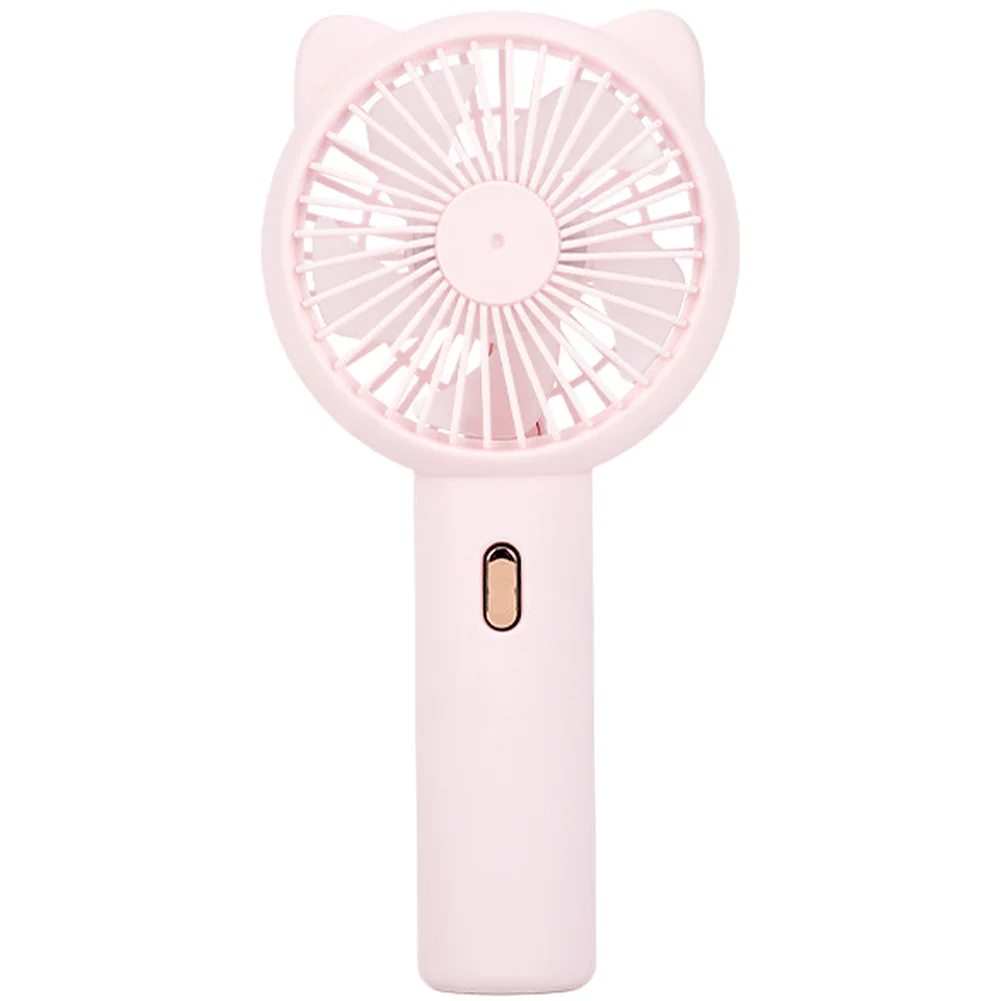 Cute Cat Ear For MINI Handheld Fan USB Rechargeable 3 Speed Portable Fan for Travel Outdoor Commute Brushless Motor Quiet