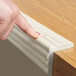 PVC Anti-Collision Strip Bedside Table Edge Protection Strip Furniture Corner Soft Bag Sponge Wall Sticker