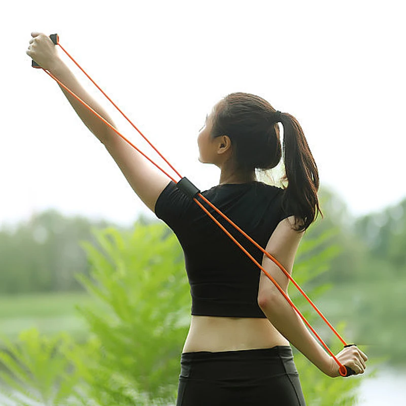 Yoga Eight-figure Stretcher Chest Enlargement Fitness Ring Eight-figure Tension Rope Body-shaping Fitness Equipment for Girls image 5