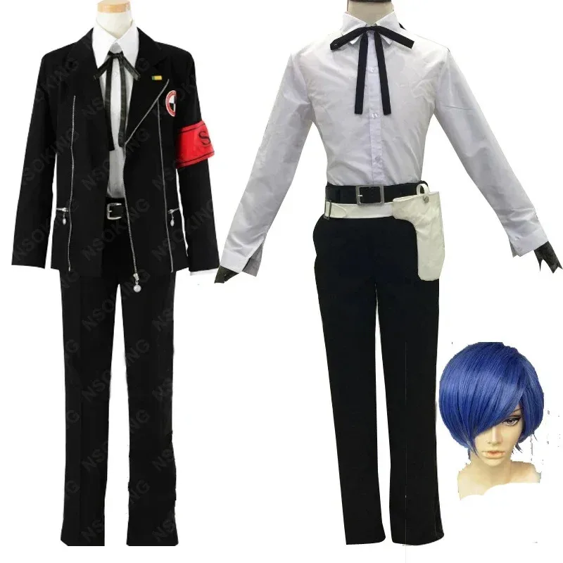 Tensei P Junpei Iori Man School Uniform Yuuki Makoto Cosplay Costume Tailor Made NM33