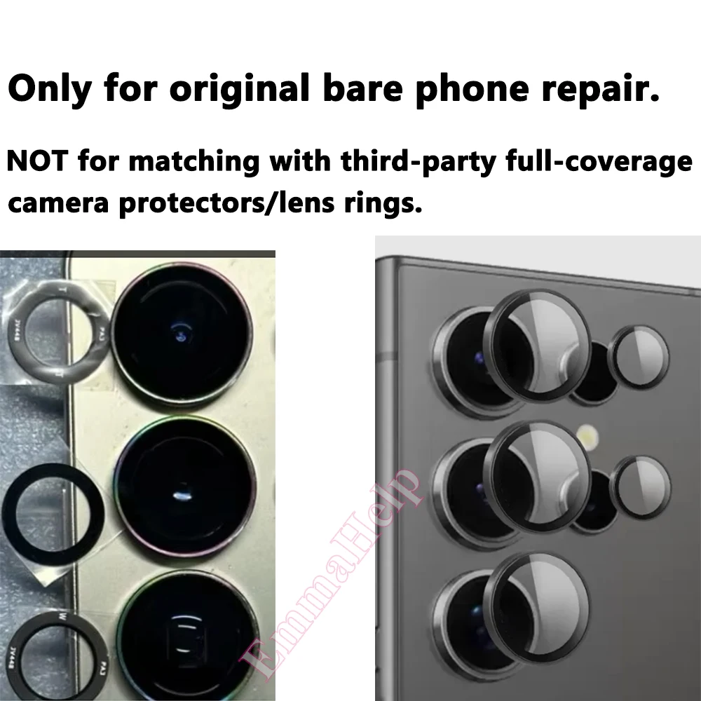 Back Camera Glass Lens for Samsung Galaxy S26 Ultra S25 Ultra S21 S22 S23 Ultra S24 Plus Rear Camera Glass Camera Repair Kits