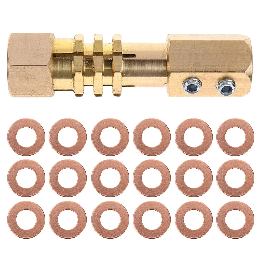

200pcs Copper Metric Sealing Flat Metal Washers Assortment Kit For Automotive Gasket Repair Dent Puller Rings Bolt