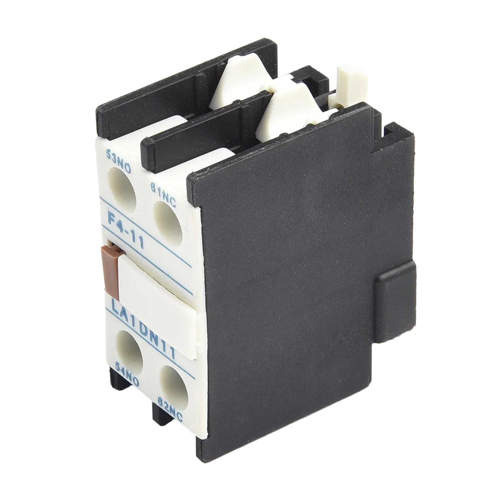 Reliable Auxiliary Contact Block For CJX2 10A Heating Current Flame Retardant Material Manual Reset Button For Convenience