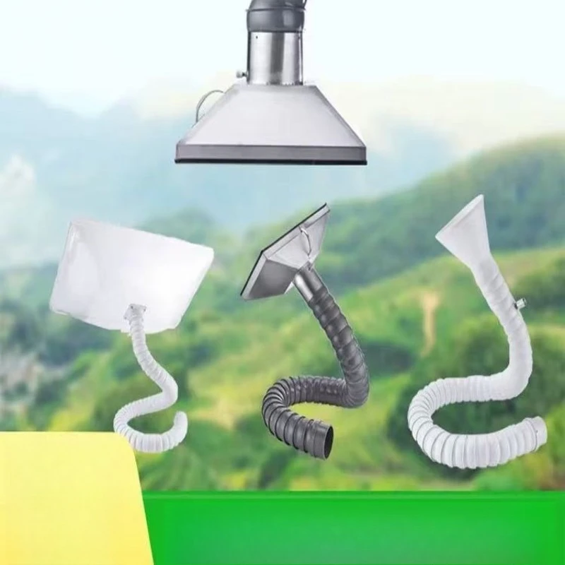 Welding Fume Extraction Arm Self-supporting Flexible Duct Ventilation Hood For Industrial Exhaust Dust Removal