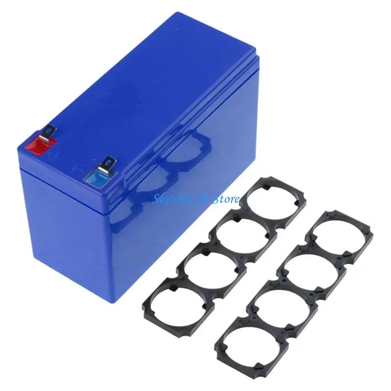 E65E Convenient ABS Battery Cover with 32650/32700 Four Link Mount Handy ABS Battery Holder Compact Battery Container Durable