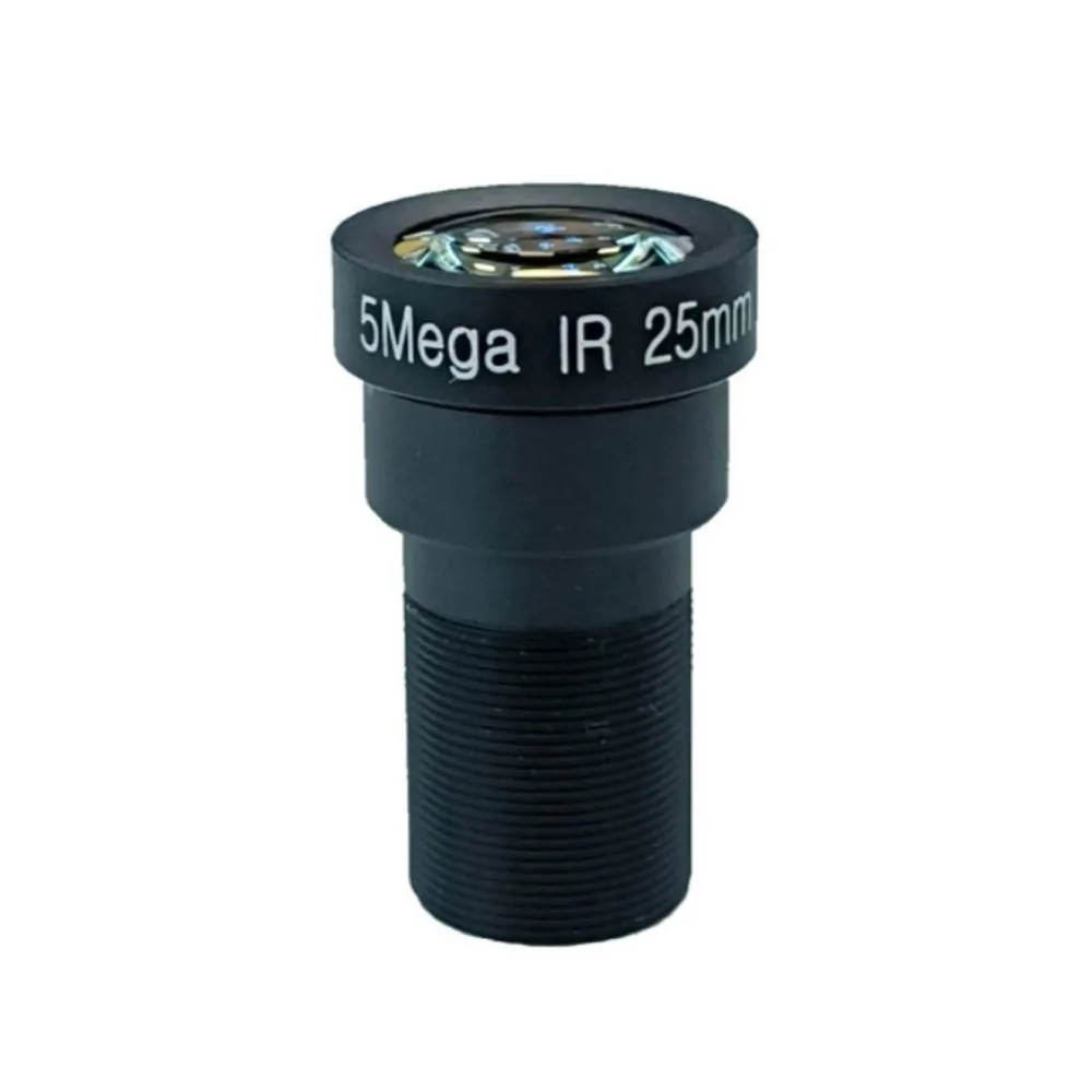 

5MP 25mm lens CCTV Lens HD Long View Distance Aperture F1.8 Format 1/1.8 No Distortion with 650nm IR Filter for Cameras