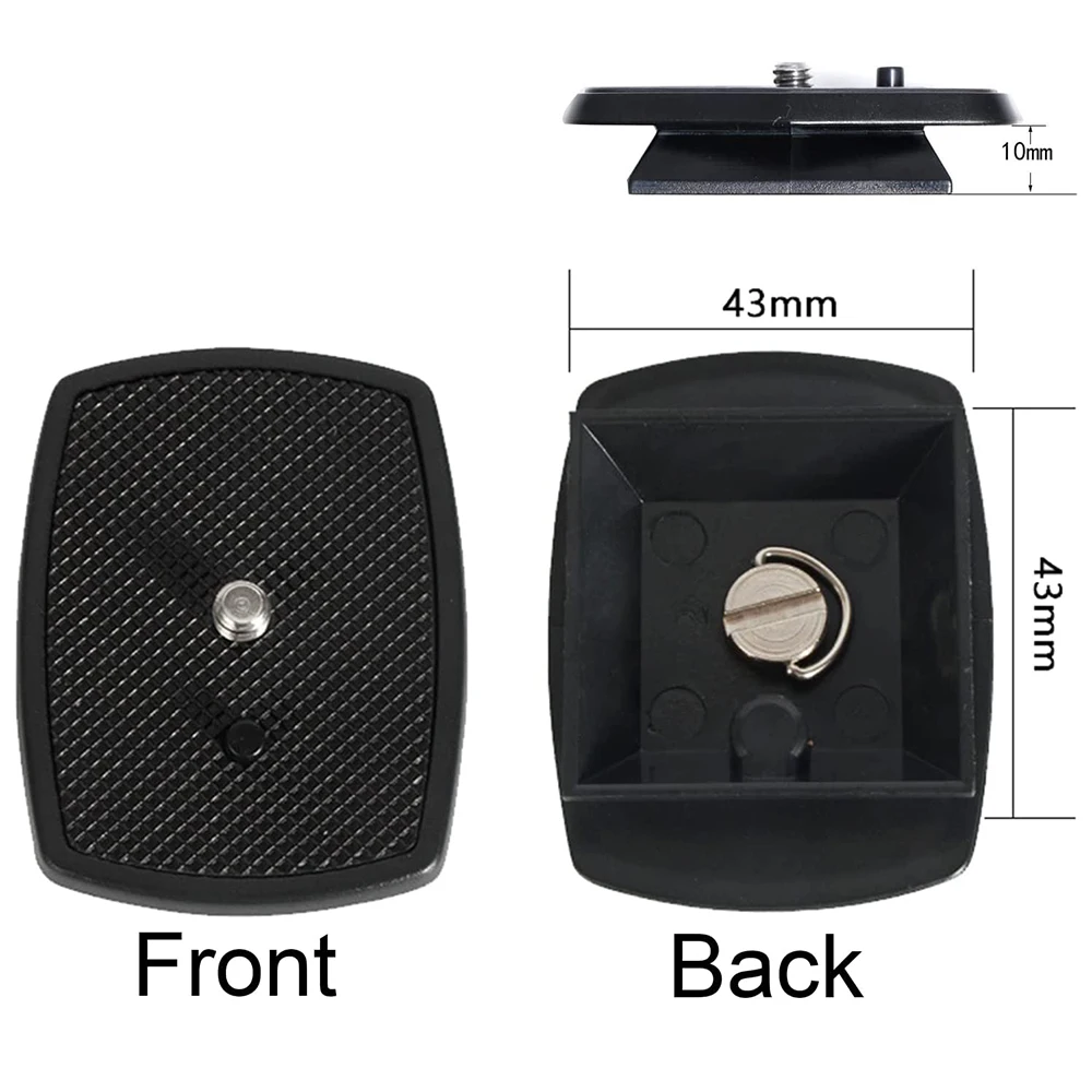 2 шт. быстросъемной пластины для камеры с винтом 1/4 дюйма, быстросъемная пластина из АБС-пластика, подходит для большинства штативов-AAAE