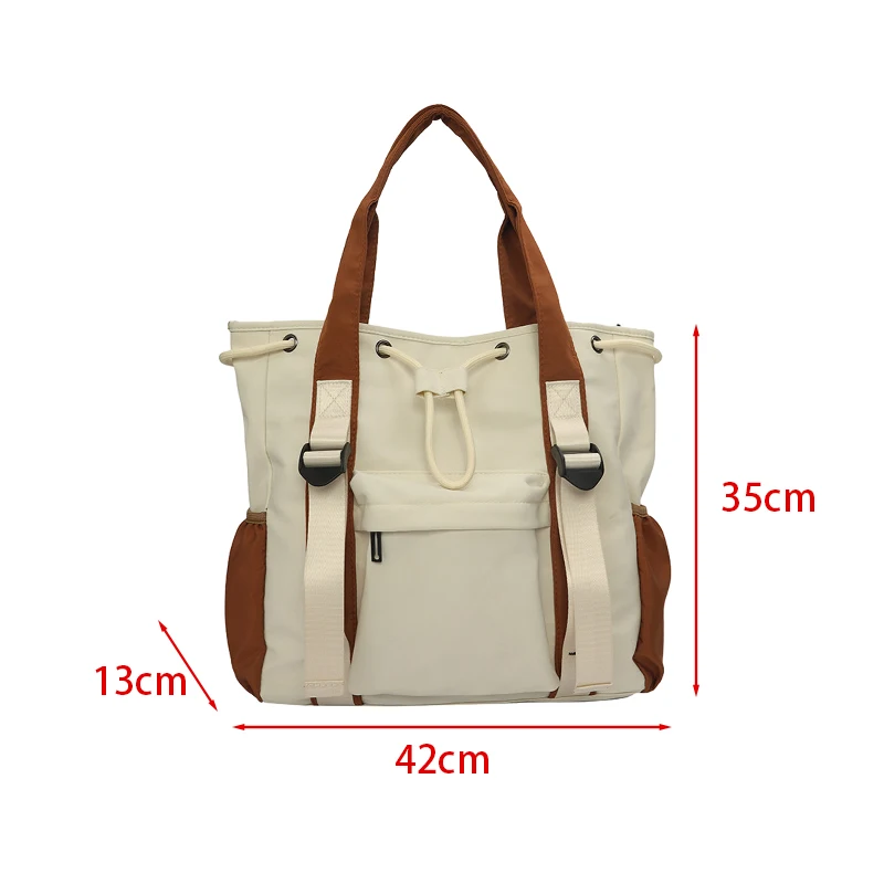 1PCS Student Backpack Leisure Handbag Large Capacity Commuting Bag for Work Women Shoulder Bag Crossbody Bag ﻿