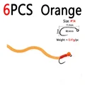 6pcs Orange
