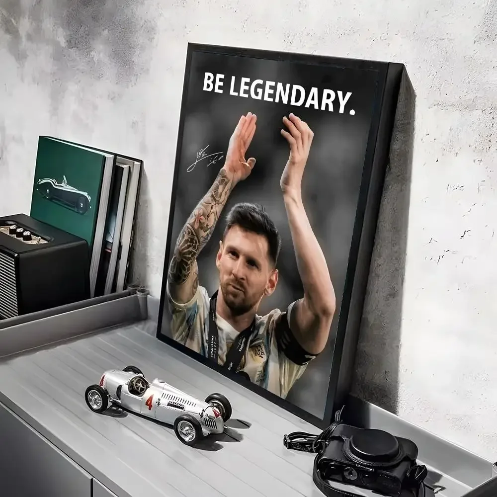 Fußballstar L-Lionel M-Messi Poster Aufkleber Wandbild Wandtattoos für Schlafzimmer Wohnzimmer Zuhause Selbstklebende Dekoration Geschenk – Detail 21