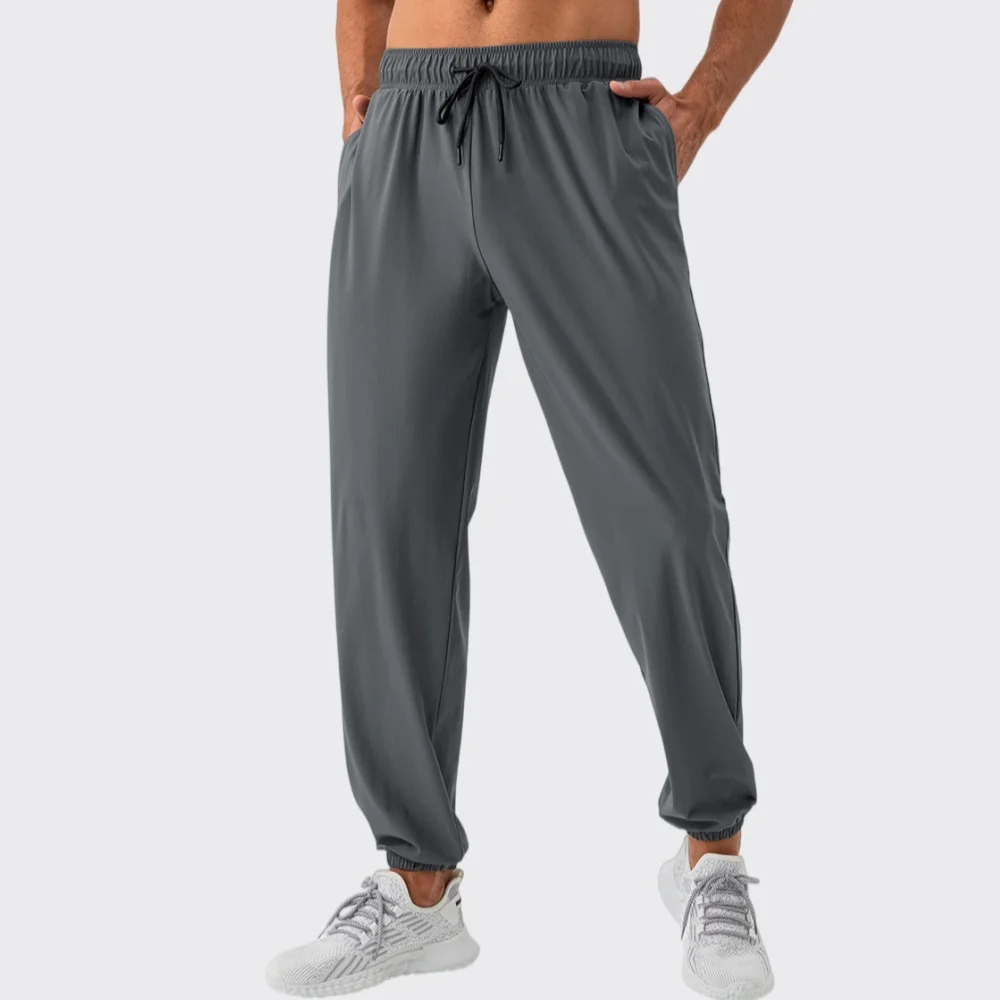 Men's Running Pants Sportswear Summer Jogging Sweatpants Quick Dry Thin Tracksuit Elastic Gym Fitness Sport Trousers Men Slacks