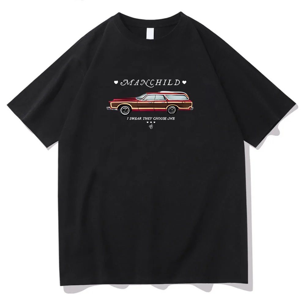 

I Swear They Choose Me T-Shirt Sabrina Carpenter Man's Best Friend Album Print Clothing Harajuku Retro Tee Women Men Top T-Shirt