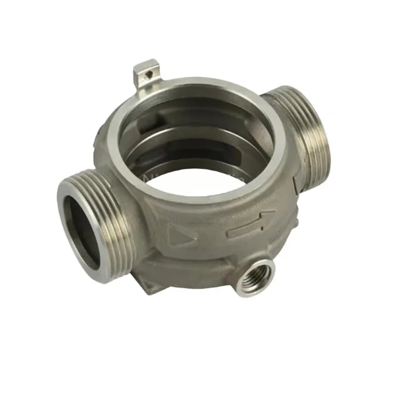 

Cnc Machining Precision Parts Cnc Custom Mechanical Fabrication Stainless Steel Multi-Interface Threaded Valve Body