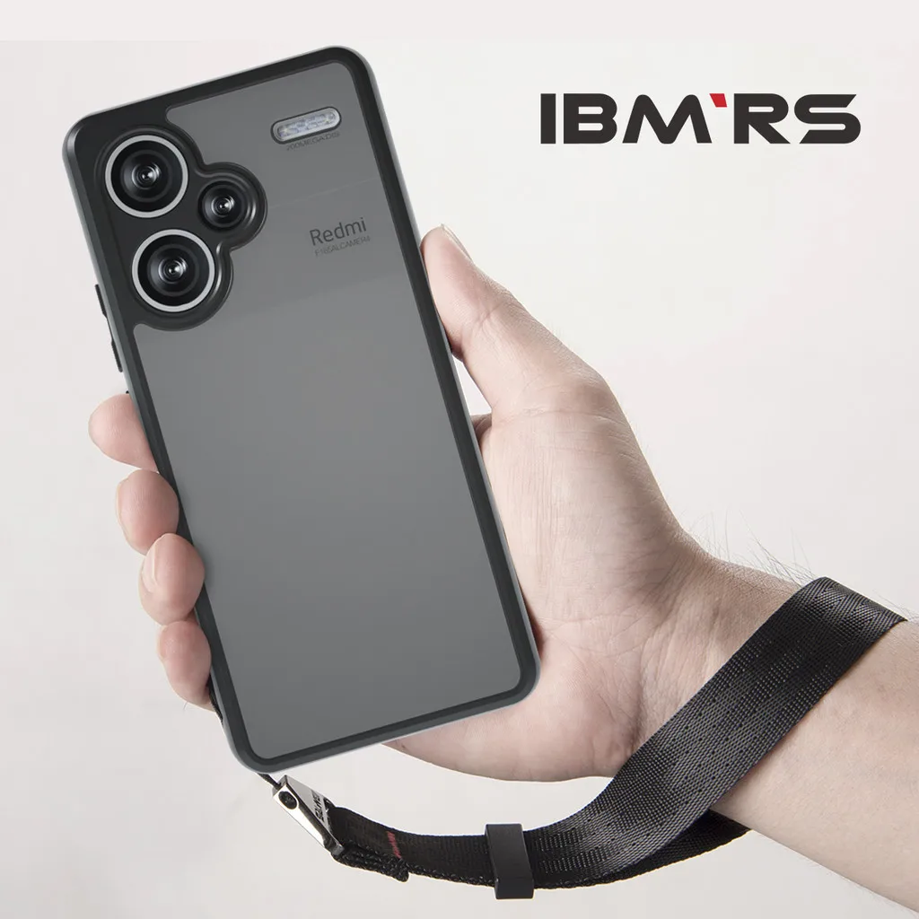 ibmrs for redmi note 13 pro plus 5g case ,matte Clear transparent phone protective case(Comes with wrist strap)