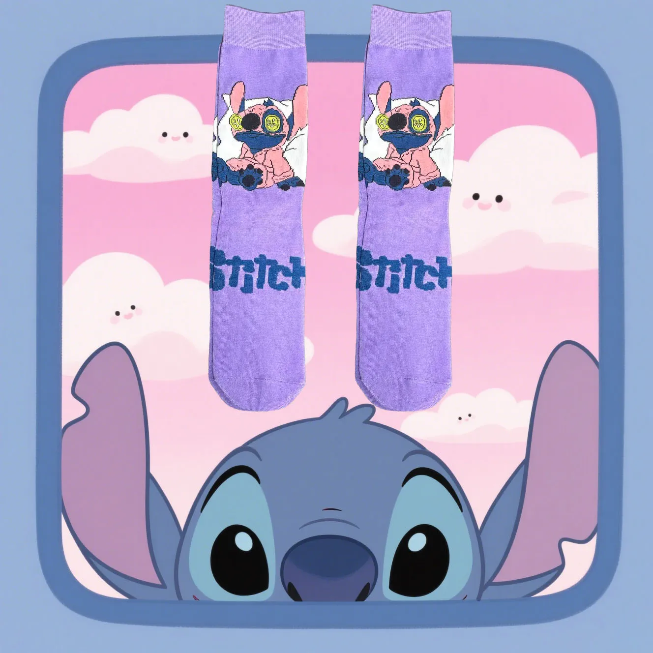 1/5 paia di emoticon simpatici cartoni animati a punto, calzini alti alla coscia lavorati a maglia, unisex, Natale e Capodanno