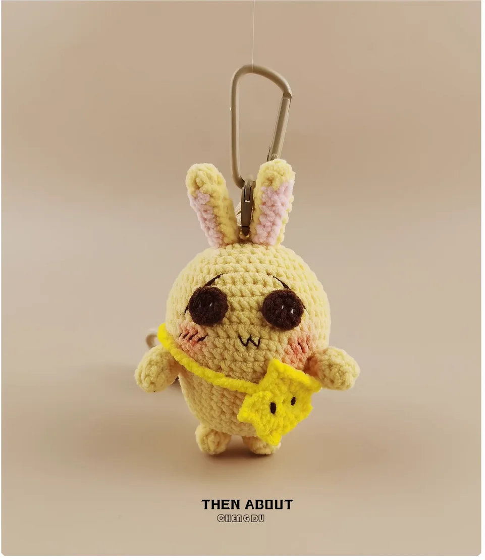 

Cute Usach rabbit doll bag pendant pendant Keychain pendant niche senior gift.