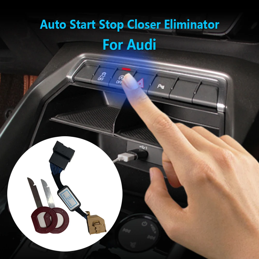 Disable Cable Automatic Start stop button For Audi A4 B9 A5 B9 A3 8V Q5 FY Q3 F3 Q2 Q7 car Engine System Eliminator view 6