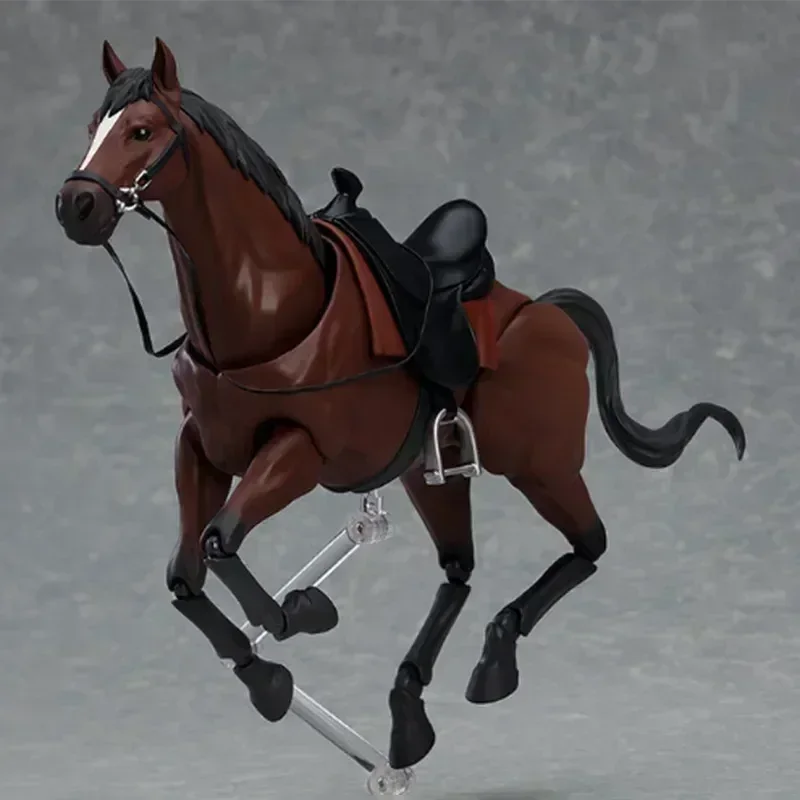 Figma Mobile Horse Statue Figure, Anime Peripheral Action, Animal Collecemballages Model Dolls, Desktop Decoration Gift, 1/12