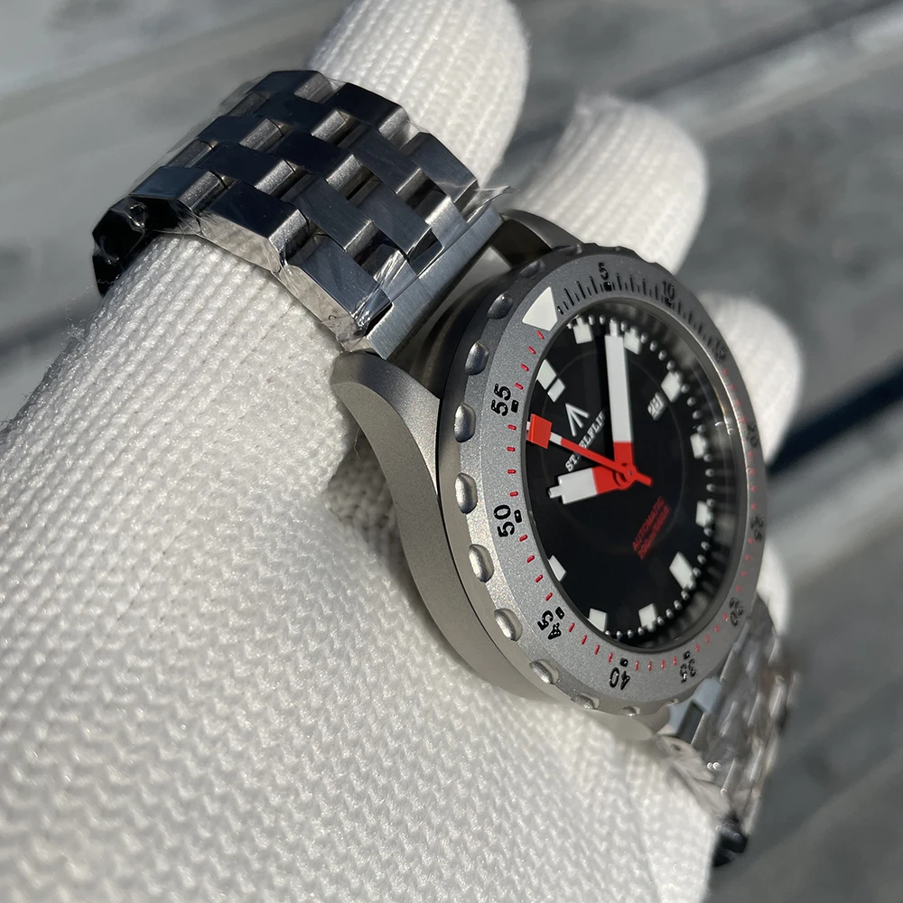 STEELFLIER Offizielle SF752 Mode Mechanische Armbanduhr NH35 Uhrwerk Super BGW9 Leuchtende 20Bar Wasserdichte Luxus Taucheruhren – Detail 10