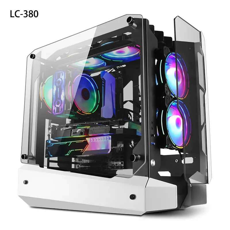 2023 ATX i9 12900k 4090 Full tower case computer gaming pc case computer tempered glass gaming case