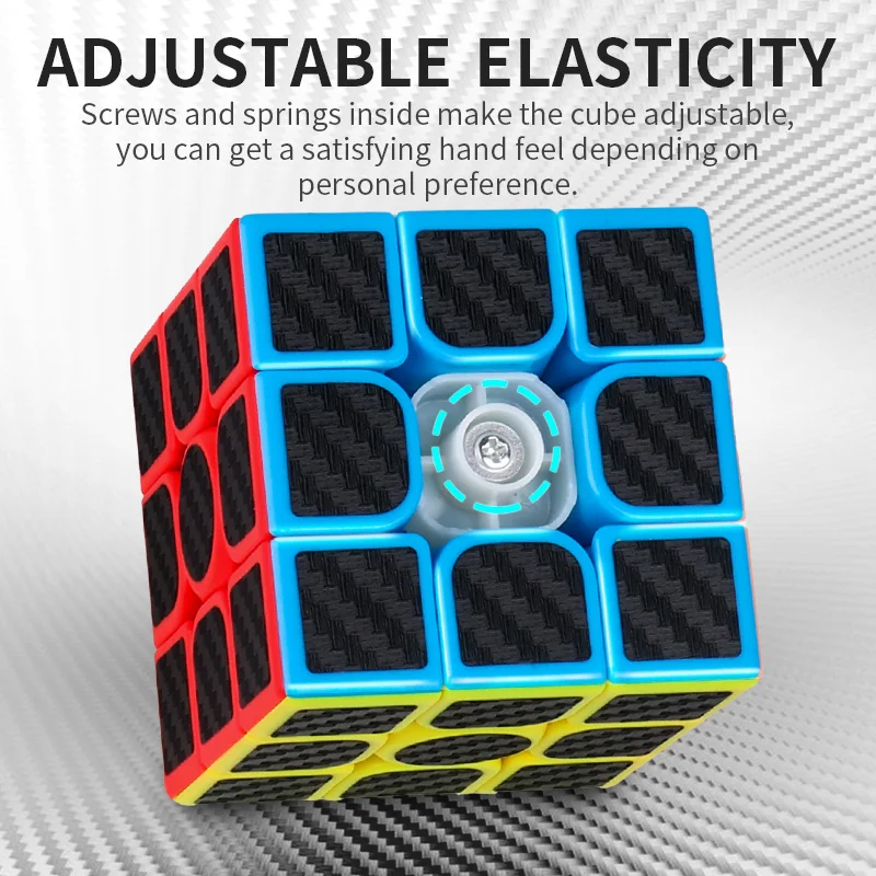 Moyu meilong cubo de fibra carbono 3x3 cubo mágico 2x2 sq1 pirâmide skewb megaminx velocidade cubo quebra-cabeça brinquedos presente original cubo mágico