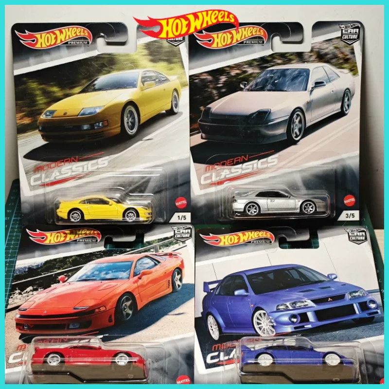 

Коллекционные автомобили Hot Wheels 2025, культура автомобилей, серия современной классики, Nissan Mitsubishi Bmw Honda, 1/64, литая под давлением модель автомобиля, игрушки, подарки