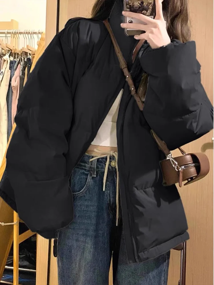 

Женские пуховики-парки с узором в горошек, круглым декором и классическим дизайном, неподвластным времени, для девушек