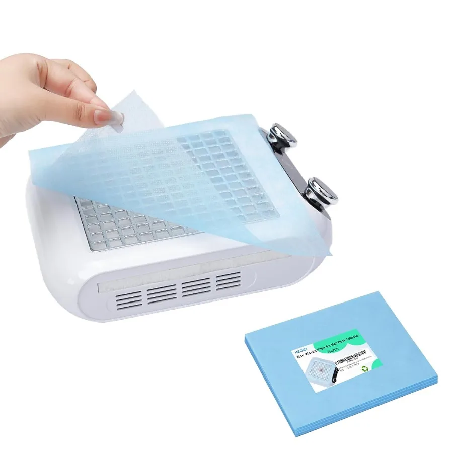 

200PCS Nail Dust Collector FilterNo Spilling and Super Strong Disposable Nail Dust Filters for Most of Nail Dust Vacuum Machine