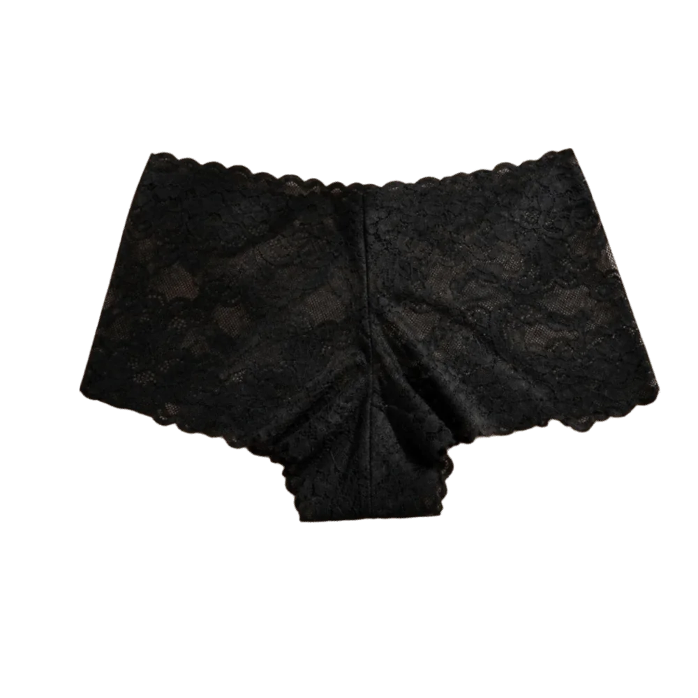 Sweet Low Waist Lace Underwear Hollowed Out Transparent Mesh Briefs Lingerie Thin Women Panties Daily Wear
