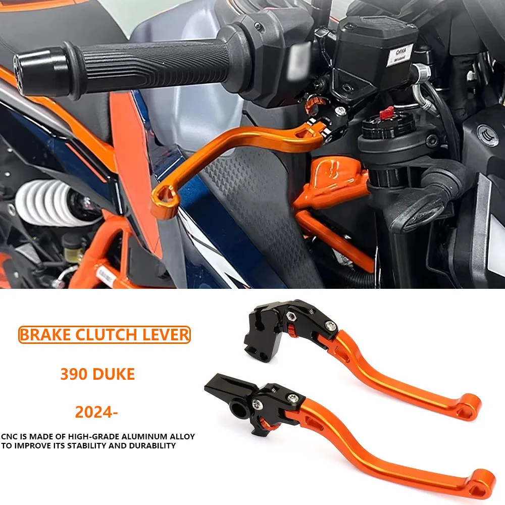 

For 390Duke 390 Duke 390DUKE 390 DUKE 2024 New Motorcycle Accessories New Aluminum Clutch lever Brake Lever Set