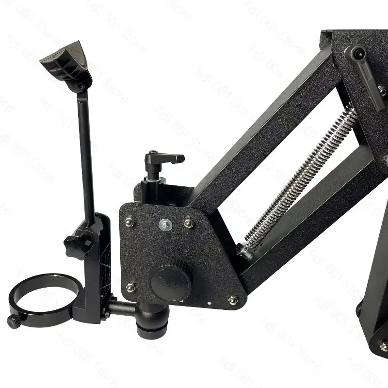 for Flexible Stereo Microscope Stand 77mm 85mm Diameter Adjustable Acrobat Bracket for Jewelry Setting Loupe Support Tool
