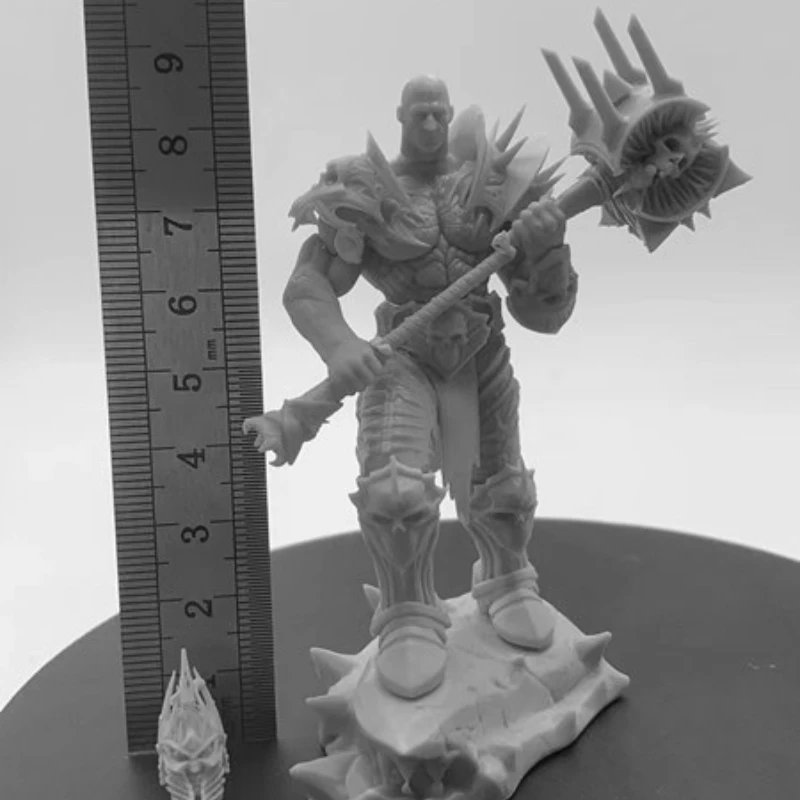 Anime War Game Figure Resin Model Kit 1/24 Scale Bolvar Storm Lich King Unassembled Unpainted Hobby Tools