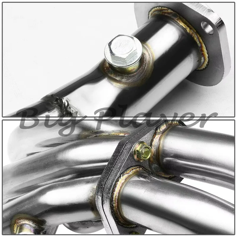 لسيارة الفولاذ المقاوم للصدأ رأس مشعب العادم لهوندا 88-00 ل سيفيك D16 EX LX DX CX VX HX EH28012 #4