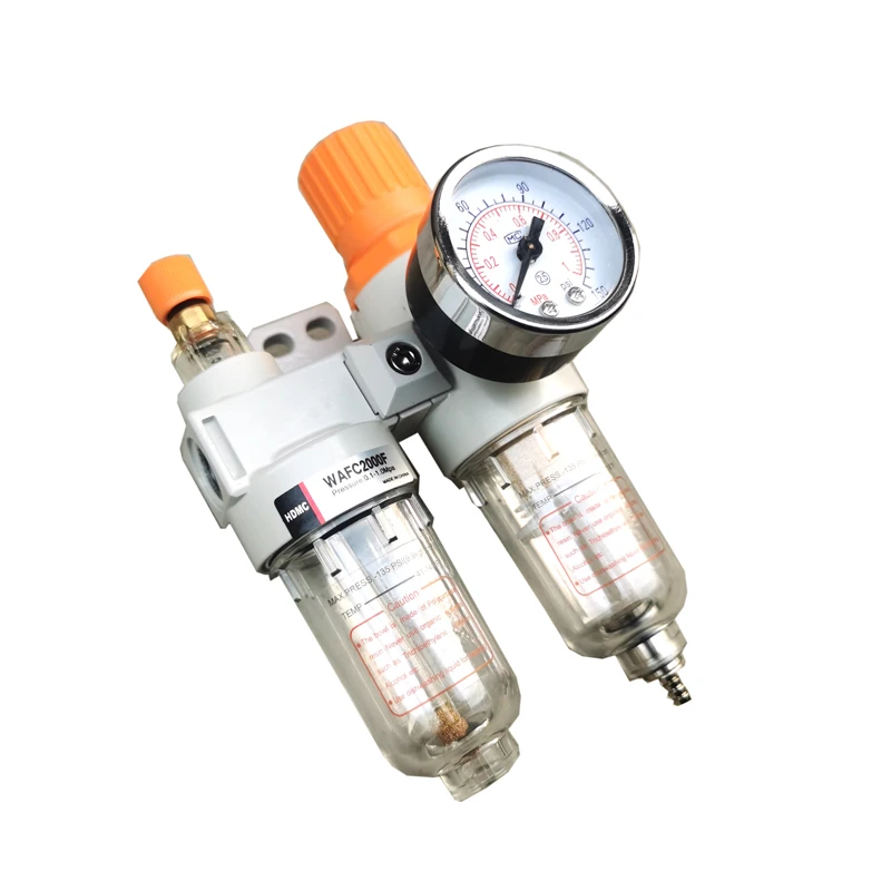 

Air Compressor Air Treatment Unit AFR 2000+AL 2000 G1/4" Regulator Trap AFC 2000 Oil Water Separation Meter
