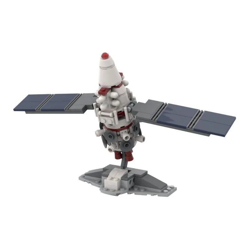 

Satellite Model Building Block Assembly Sets MOC Small Particles DIY Bricks Collect Ornaments Kid Educational Toys Gifts