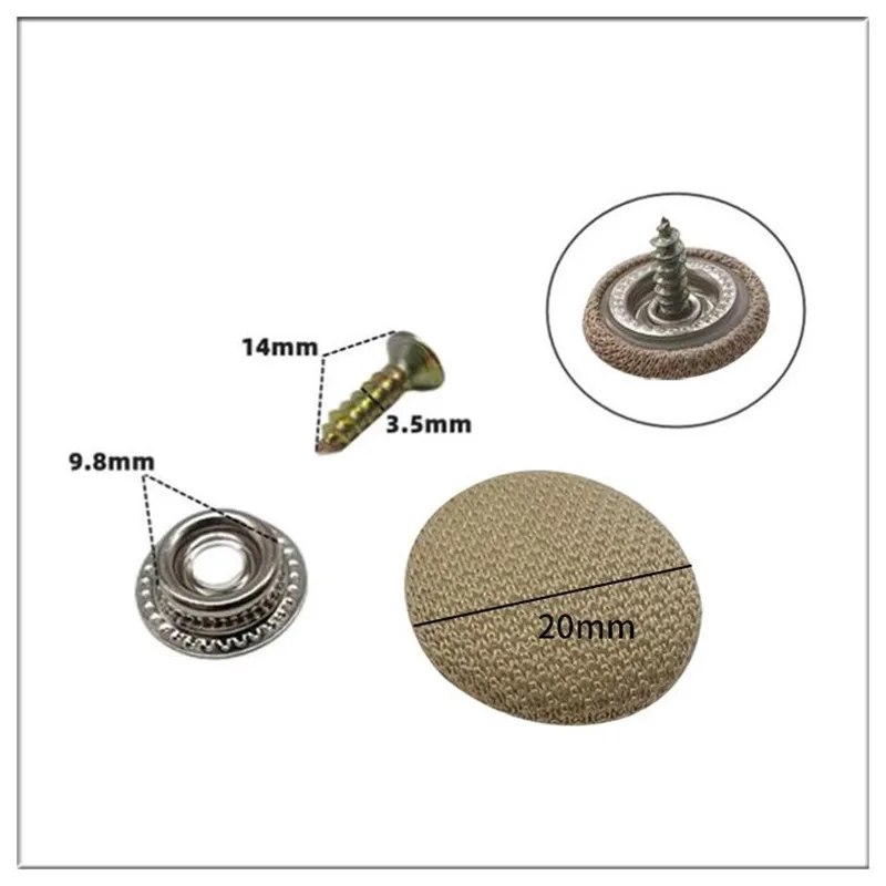 Hot 10pcs Car Interior Ceiling Cloth Fixing Screw Cap For Jeep Cherokee Comanche Commander Commando Compass Dispatcher Grand