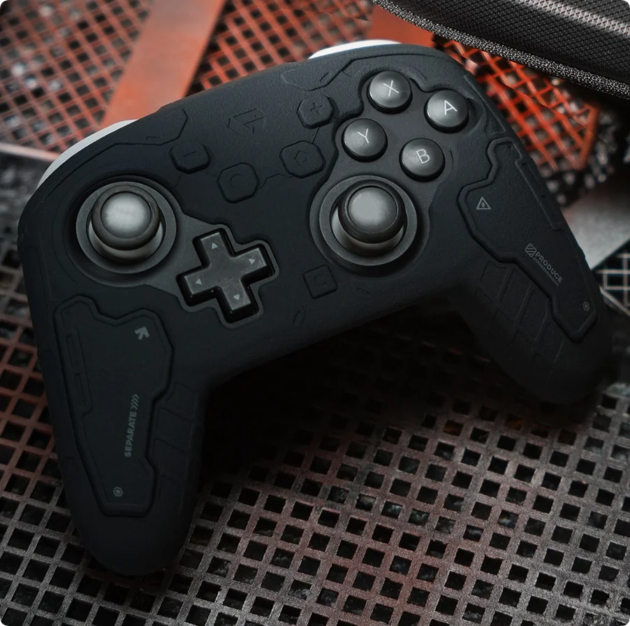 Tactical Matte Silicone Soft Shell Protector GL GR Sticker Skin Cover For Nintendo Switch 2 Pro/NS2 Pro Game Controller Case view 3