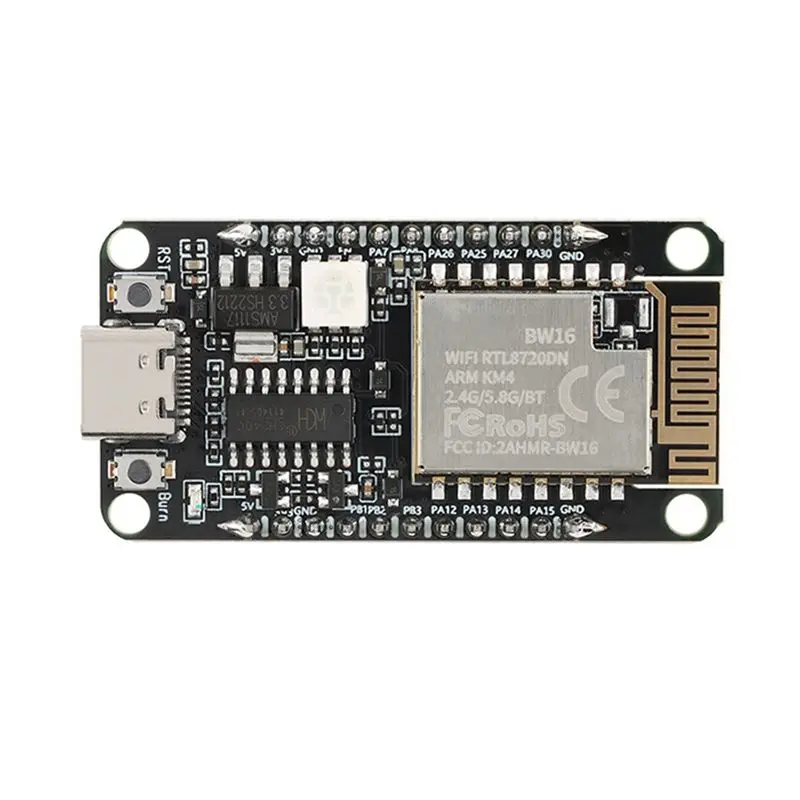 N82R BW16-Kit Development Board RTL8720DN Dual-Band Wi-Fi Low-Power Bluetooth BLE Module Type-C Interface