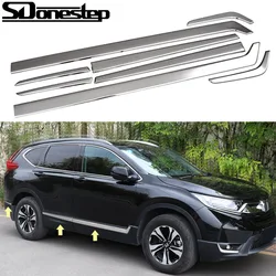 Chrome Body Door Molding Trim Cover Stainless Steel For 2017 2018 2019 2020 2021 Honda CR-V CRV