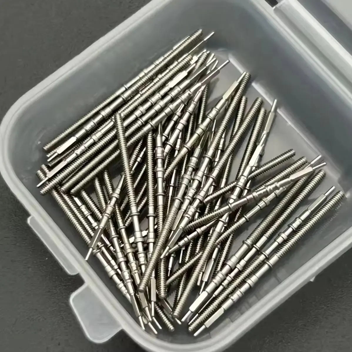 10 Stück/Set Uhrwerk-Stahlstiel-Kronen-Set Uhrenteile für Seiko NH34 NH35 NH36 NH38 NH39 Uhrwerke, Ersatzstiel 2026 – Detail 4