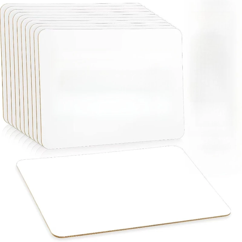 1Pcs White Board Dry Erase Board Mini Double Sided Personal Whiteboard Board Dry Erase Lapboard White Board for Classroom Office