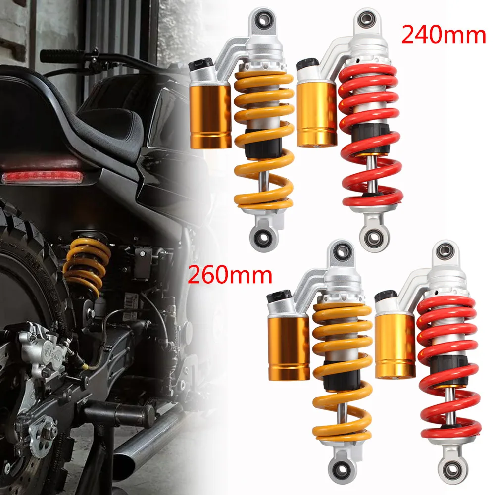 

Motorcycle sports car modification accessories 240mm 260mm with pump rear shock absorber
