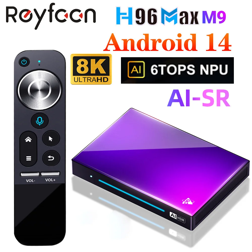 H96 MAX M9 AI-SR TV Box: Der ultimative Media Player mit Cortex M9-Technologie