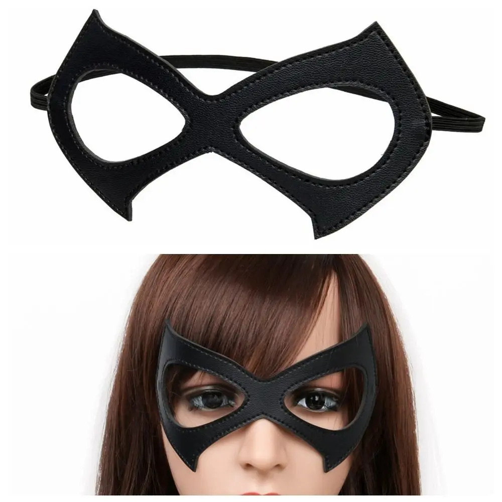 Diy Half Gezichtsmasker Met Elastische Band Zwart Oogmasker Sexy Cosplay Maskers Holle Erotische Gezichtsbedekking Voor Vrouwen Halloween Feest Rekwisieten