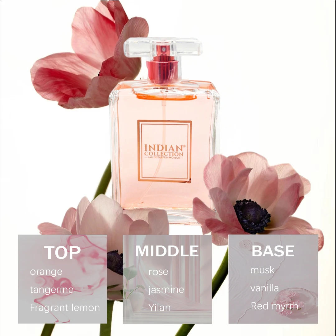 Mimosa 3,4 Unzen, 100 ml Mini-Parfüm-Süßspray, Orange, Jasmin, Musk, Damen-Körperspray in Reisegröße.