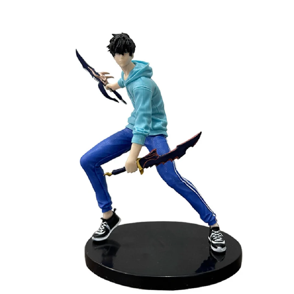 Anime SOLO LEVELING S-level Hunter Shadow King Casual Cloak Cheng Xiaoyu I upgraded alone Handmade Model Car Desktop Ornament