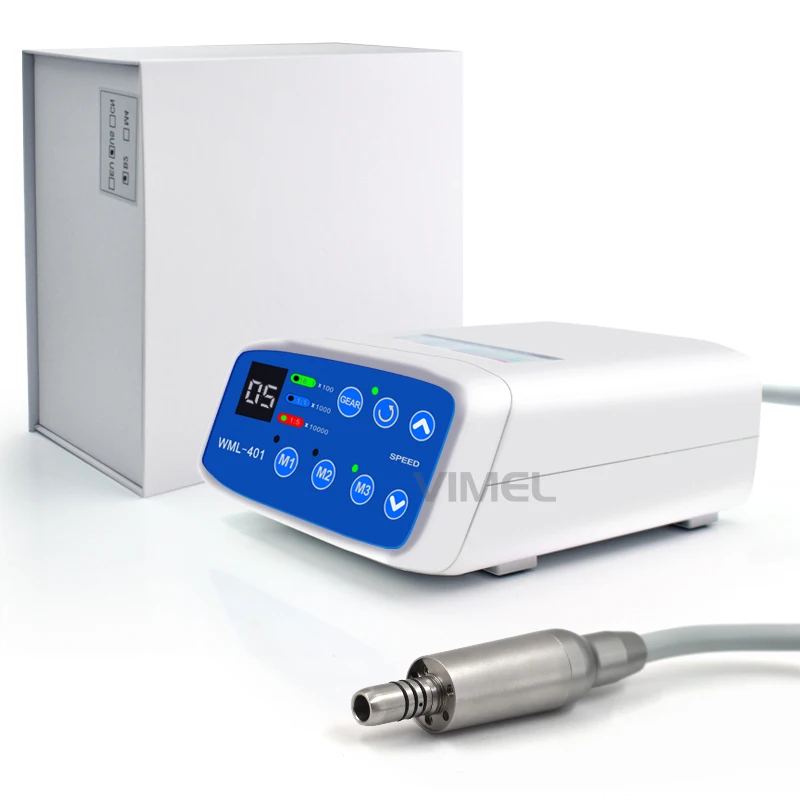 Portable Electric Grinding Machine With Fiber Optic Contral  Internal Spray Handpiece  LED Brushless Electric Micromotor