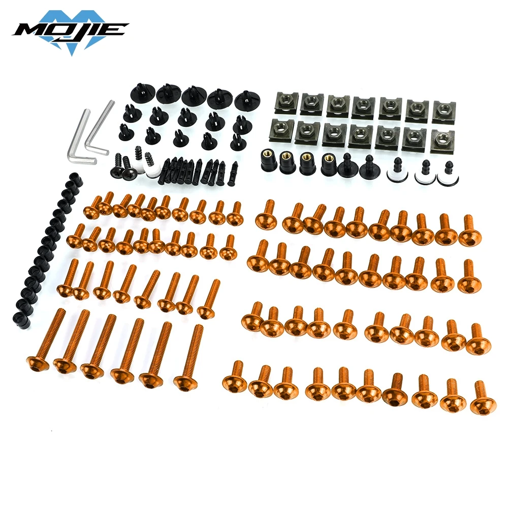 

177PCS Complete Fairing Bolts Screw For Duke RC 125 200 250 390 690 790 990 1050 1190 1290 ADV Enduro RC8 Bodywork Fasteners